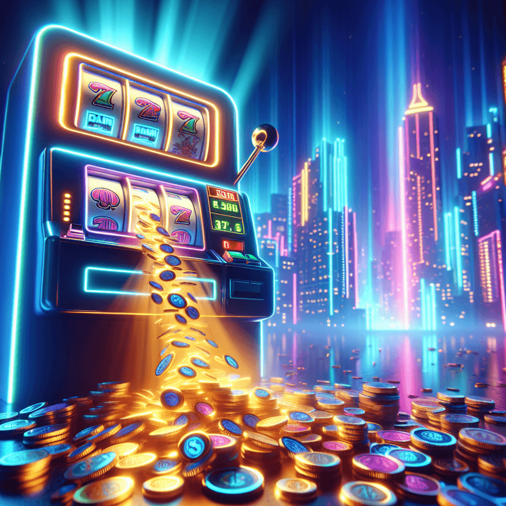 Winning real money on 3D Slots gameplay screenshot