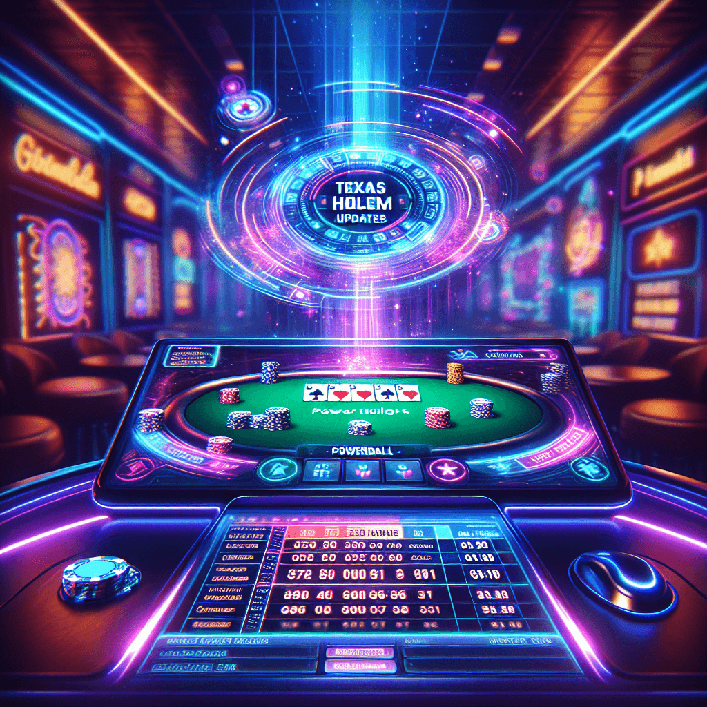 Texas Holdem updates and Powerball results affecting tournament rewards
